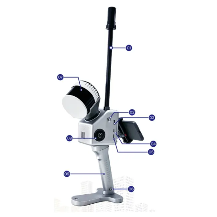 LiDAR Hand SLAM 120m Scanner with GNSS Inbuit